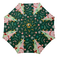 Hand Drawn Christmas Pattern Collection Straight Umbrellas by Vaneshart