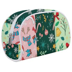 Hand Drawn Christmas Pattern Collection Makeup Case (medium) by Vaneshart