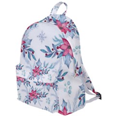 Watercolor Christmas Floral Seamless Pattern The Plain Backpack by Vaneshart