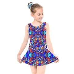 Ab 157 Kids  Skater Dress Swimsuit by ArtworkByPatrick