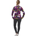 Colorful Funny Christmas Pattern Women s Pique Long Sleeve Tee View2