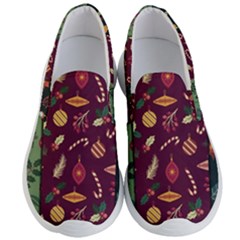 Christmas Pattern Collection Flat Design Men s Lightweight Slip Ons by Vaneshart