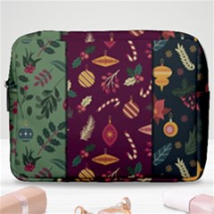 Christmas Pattern Collection Flat Design Make Up Pouch (large) by Vaneshart