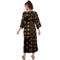 Golden Christmas Pattern Collection Grecian Style  Maxi Dress View2