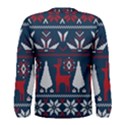 Knitted Christmas Pattern Men s Long Sleeve Tee View2