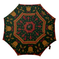 Knitted Christmas Pattern Hook Handle Umbrellas (large) by Vaneshart