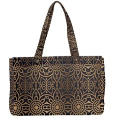 Luxury Ornamental Mandala Design Background Canvas Work Bag by Vaneshart