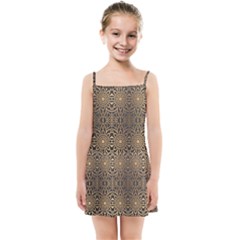 Luxury Ornamental Mandala Design Background Kids  Summer Sun Dress by Vaneshart