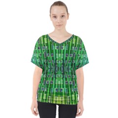 Ab 163 V-neck Dolman Drape Top by ArtworkByPatrick