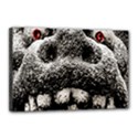 Monster Sculpture Extreme Close Up Illustration 2 Canvas 18  x 12  (Stretched) View1