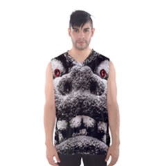 Monster Sculpture Extreme Close Up Illustration 2 Men s Basketball Tank Top by dflcprintsclothing