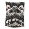 Monster Sculpture Extreme Close Up Illustration 2 Medium Tapestry View1