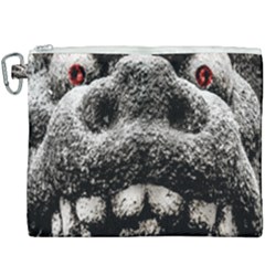 Monster Sculpture Extreme Close Up Illustration 2 Canvas Cosmetic Bag (xxxl)