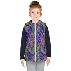 Ab 162 Kids  Hooded Puffer Vest by ArtworkByPatrick