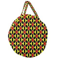 Rby 111 Giant Round Zipper Tote by ArtworkByPatrick