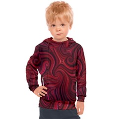 Electric Field Art Lviii Kids  Hooded Pullover by okhismakingart