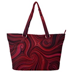 Electric Field Art Lviii Full Print Shoulder Bag by okhismakingart