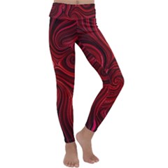 Electric Field Art Lviii Kids  Lightweight Velour Classic Yoga Leggings by okhismakingart