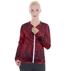 Electric Field Art Lviii Casual Zip Up Jacket by okhismakingart