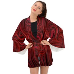 Electric Field Art Lviii Long Sleeve Kimono by okhismakingart