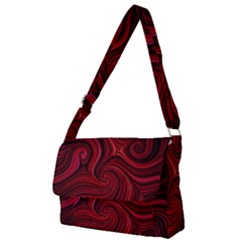 Electric Field Art Lviii Full Print Messenger Bag (l) by okhismakingart