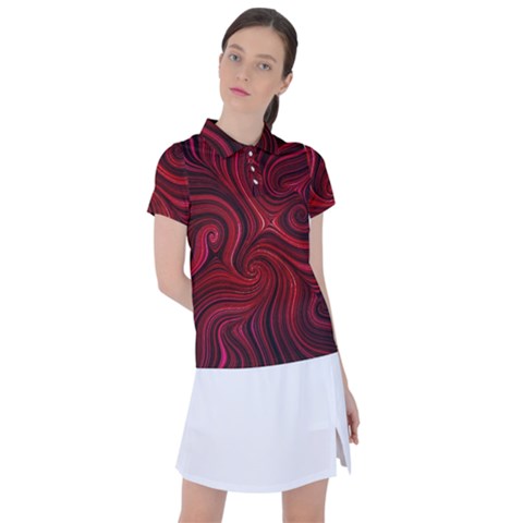 Electric Field Art Lviii Women s Polo Tee by okhismakingart