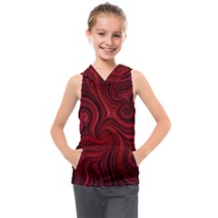 Electric Field Art Lviii Kids  Sleeveless Hoodie by okhismakingart