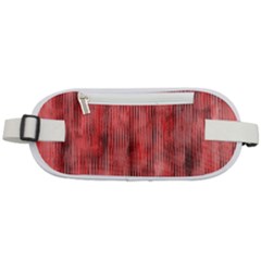 Abstrait Texture Rouge/noir Rounded Waist Pouch by kcreatif