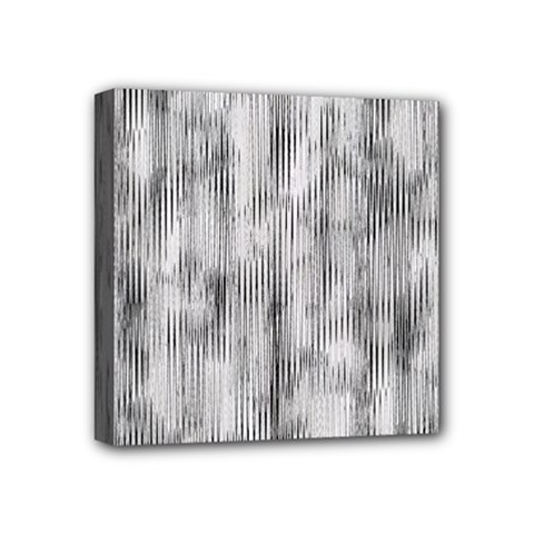 Abstrait Texture Gris/noir Mini Canvas 4  X 4  (stretched) by kcreatif