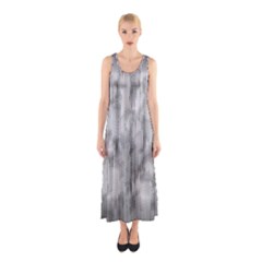 Abstrait Texture Gris/noir Sleeveless Maxi Dress by kcreatif