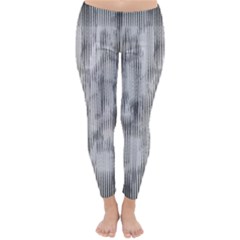 Abstrait Texture Gris/noir Classic Winter Leggings by kcreatif