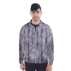 Abstrait Texture Gris/noir Men s Windbreaker by kcreatif