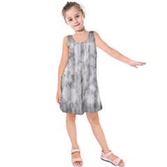 Abstrait Texture Gris/noir Kids  Sleeveless Dress by kcreatif