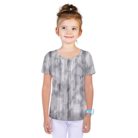 Abstrait Texture Gris/noir Kids  One Piece Tee by kcreatif