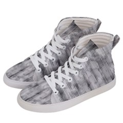 Abstrait Texture Gris/noir Men s Hi-top Skate Sneakers by kcreatif