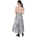 Abstrait Texture Gris/Noir Tie Back Maxi Dress View2