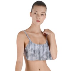 Abstrait Texture Gris/noir Layered Top Bikini Top  by kcreatif