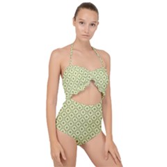 Df Codenoors Ronet Scallop Top Cut Out Swimsuit by deformigo