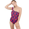 DF Wyonna Wanlay Frilly One Shoulder Swimsuit View1