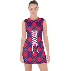 Df Wyonna Wanlay Lace Up Front Bodycon Dress by deformigo