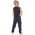 Damiers Abstrait Gris/Noir Kids  Sport Tank Top View2