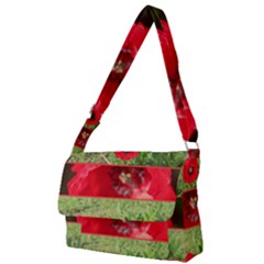 Photos Collage Coquelicots Full Print Messenger Bag (l)