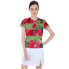 Photos Collage Coquelicots Women s Sports Top