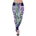 Collage Fleurs Violette Velvet Leggings View1