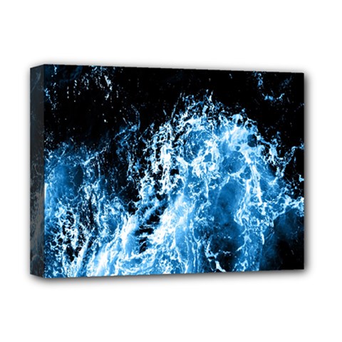 Photo Vagues  Deluxe Canvas 16  X 12  (stretched)  by kcreatif