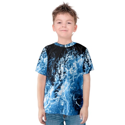 Photo Vagues  Kids  Cotton Tee by kcreatif