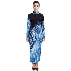 Photo Vagues  Turtleneck Maxi Dress by kcreatif