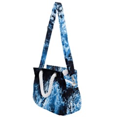 Photo Vagues  Rope Handles Shoulder Strap Bag by kcreatif