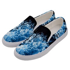 Photo Vagues  Men s Canvas Slip Ons by kcreatif