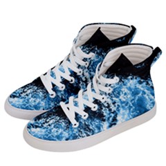 Photo Vagues  Women s Hi-top Skate Sneakers by kcreatif